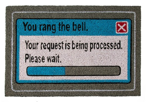 Coconut mat you rang the - , bell