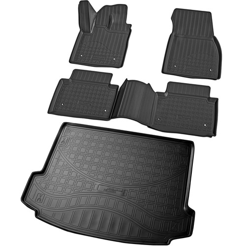 Floor mats boot liner set - mats, &